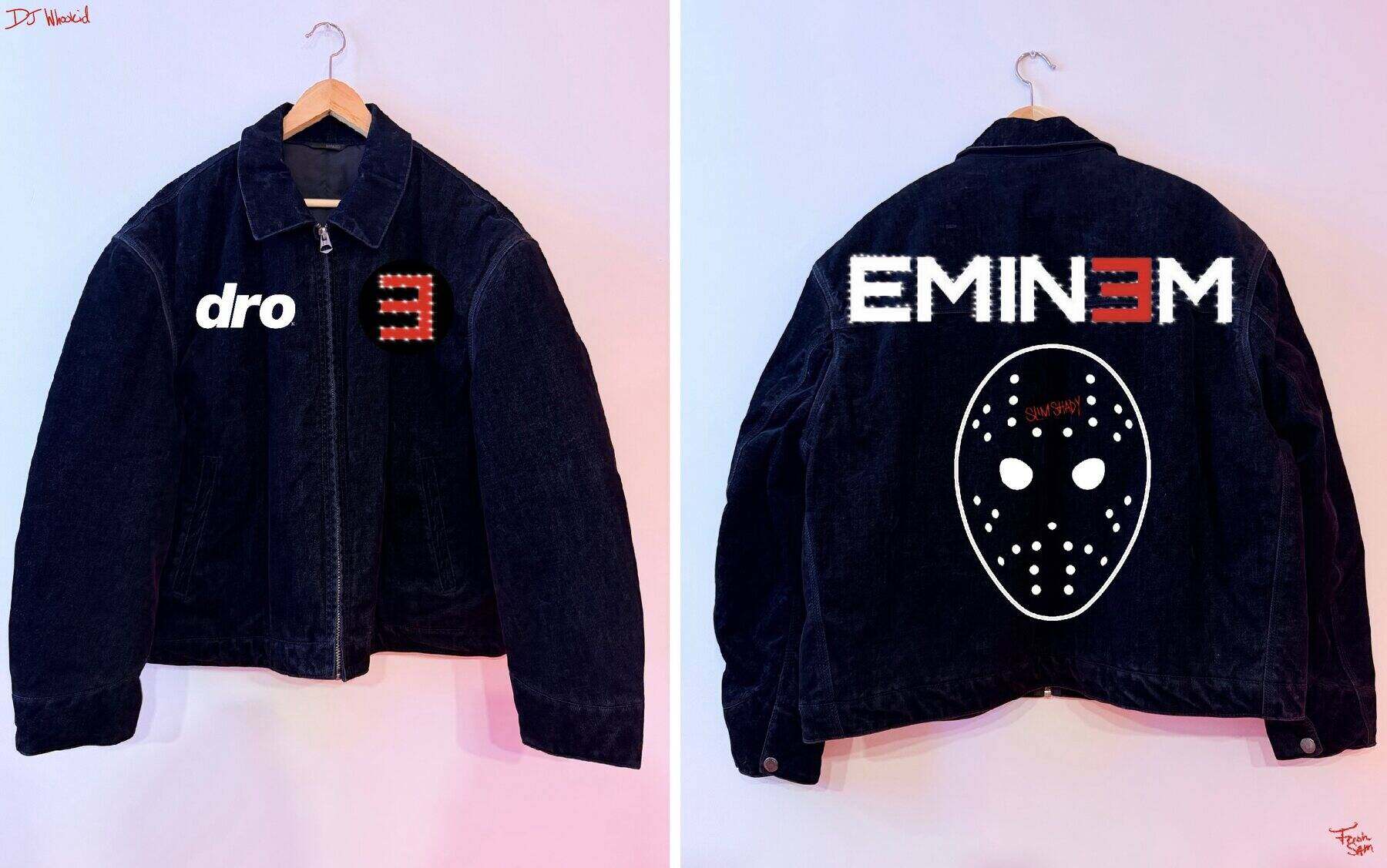 Custom Eminem jacket designed by Fresh Sam