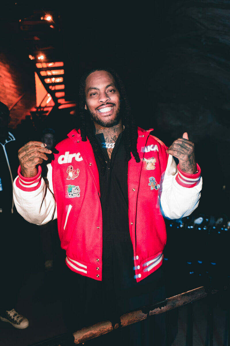 Waka Flocka in a custom look